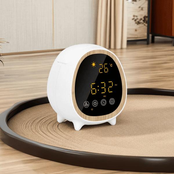 Quality Remote And App Control Ultrasonic Diffuser Scent Diffuser Machine With Smart Home Alarm Clock for sale