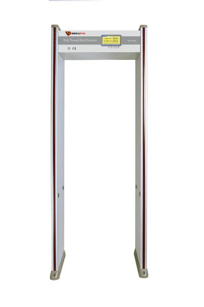 Quality 24 Zones Indoor Use Walk Through Metal Detector With 4h Backup Battery for sale