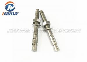 China Bright Plate Expansion Anchor Bolt With Nut / Washer wholesale