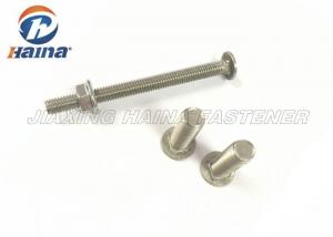 China DIN608 A270 / 304 Stainaless Steel Flat Head Carriage Bolt with square neck wholesale