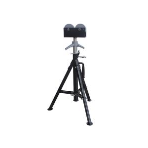 China Portable Tripod Pipe Stand with Foldable and Adjustable Roller Head wholesale