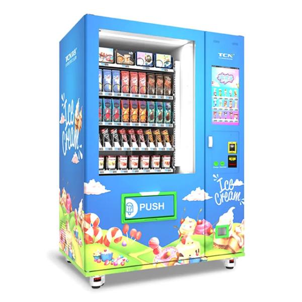 China Temperature Control Vending Machine Kiosk for Large Spaces and Android/iOS Software wholesale