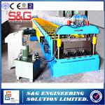 Automatic Floor Deck Tile Making Machine , 5 Ton Capacity Color Steel Roll