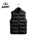 China Outdoor Zipper Cold Weather Vest Windproof Puffer Utility Plus Size Sleeveless wholesale