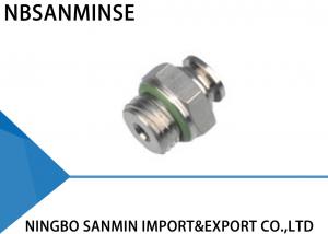 China Professional SSC-G Pneumatic Tube Fittings Air Line Connectors M5 - M6 Thread on sale