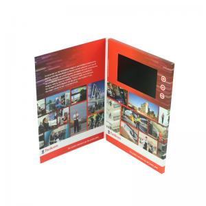 China 4.3 inch video brochure for event invitation,best video maketing tool video plus print wholesale