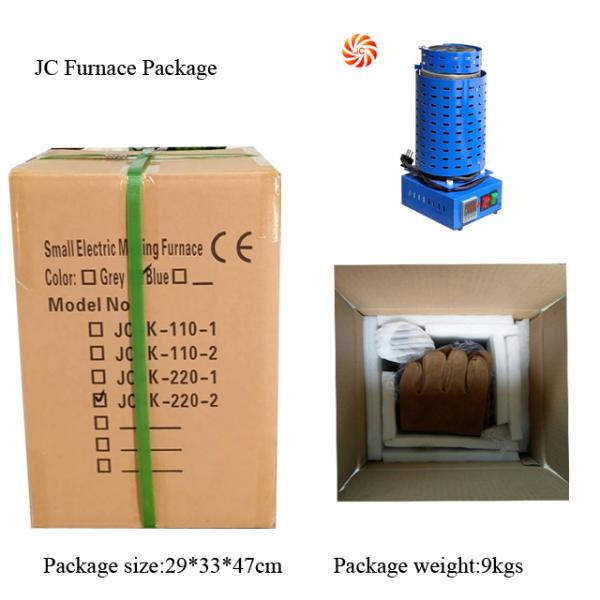 JC Portable Industrial Small Scrap Metal Copper Melting Furnace for Sale