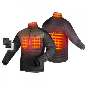China Custom Heating Zones USB Electric Heated Fleece Jacket Winter 5v 7.4v on sale