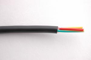 CE cert PVC data cable with tinned copper braid LiYY, LiYCY 8Cx0.34sqmm in black color