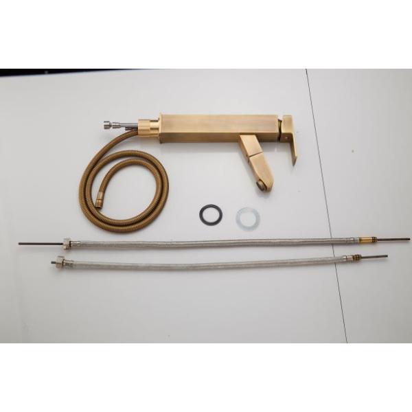 Hotel Brushed Pull Out ODM Vintage Style Bathroom Faucets