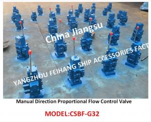 China Flow 200L/Min-Manual Proportional Valve, Manual Proportional Flow Direction Compound Valve CSBF-G32 wholesale