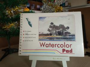 China 190gsm 24sheets Artist Paint Pad gummed watercolour pad A3 / A4 watercolour paper wholesale