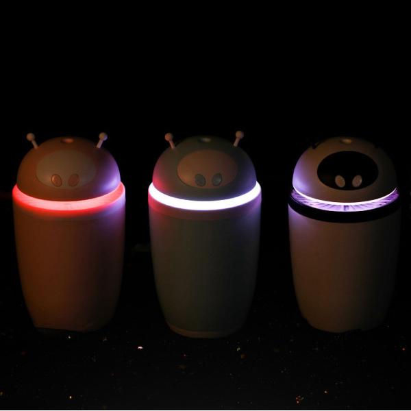 500ml Large bottle LED humidifier / smart purifier and bulb air humidifier fan