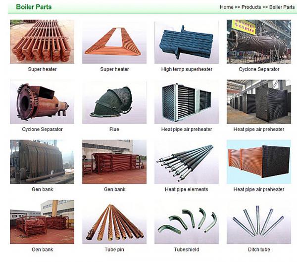 High Temperature Solid Fuel Boiler Enamel Air Preheater In Cement Plant