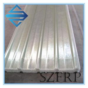 China Transparent Corrugated Roofing Sheet on sale