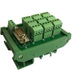 PLC Sensor Signal Input Module DB9 Distribution Terminal Blocks Connection Board