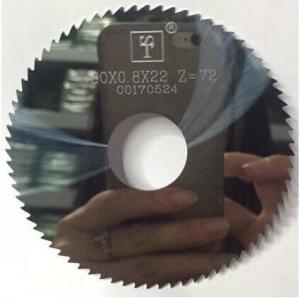 China KM  Solid carbide slitting cutter circular saw blade for metal cutting wholesale