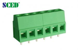 China 10 AMP PCB Terminal Block Pitch 5.0mm  / Wiring Terminal Connectors wholesale