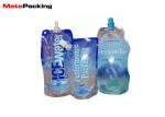 Foldable Spout Transparent Stand Up Pouch Custom Design Doypack For Drinking