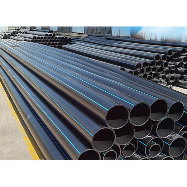 Threading HDPE Irrigation Pipes Hot Melt Black Polyethylene Plastic Pipe