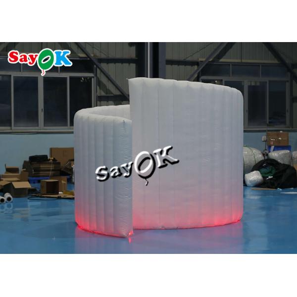 Inflatable Party Decorations 3m 10ft White Spiral Shape Inflatable Photo Booth Wall Backdrop Inner Air Blower