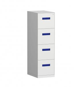 China OEM ODM 5mm Edge Vertical 4 Drawer Filing Cabinet  0.6mm Thickness wholesale