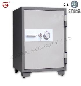China 540L Locking Points Double Door Fire Resistant Safe Box with 8 Steel Live action Draw Bolts for shares markets wholesale