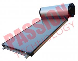 China Flat Plate Collector Solar Water Heater / Thermal Hot Water Heater Direct Plug Connection wholesale