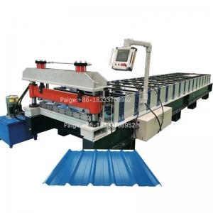 China Metal Roofing R Panel Profile Roll Forming Machine Metal Roof Panel Machine on sale
