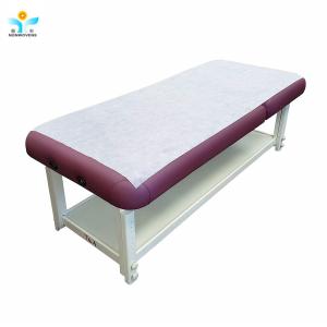 China 15-60gsm Disposable Bedsheet Roll , Absorbent Crepe Medical Exam Paper Roll on sale