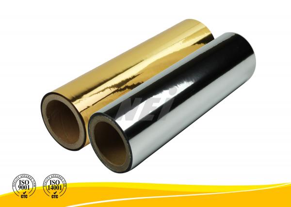 Quality High Performance Gold Silver Polyester Film Multiple Extrusion Processing for sale