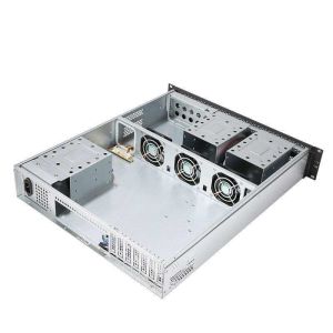 2U Server Case 430*650*88mm 2U-Q2L Serve Chassis with 3fans 8025 Fans Processor