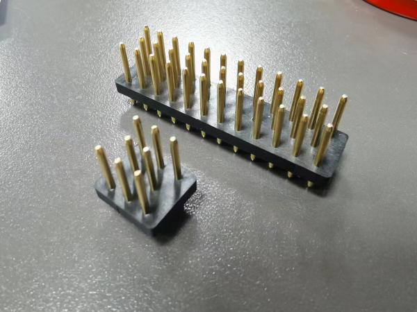 Quality 4.0mm Pitch Male Pin Header Connector 3 Rows ECU Connector 35pin PBT Round Pin for sale