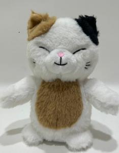 China Talking calico cat, Repeats What You Say Plush Animal Toy Electronic calico cat for Boys, Girls & Baby Gift. wholesale