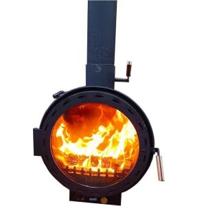China 600mm Indoor Hanging Fireplace Central Heating Hanging Wood Burning Stove wholesale