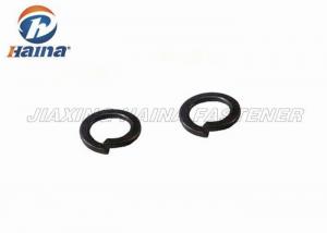 China Square End Split Ring Lock Washer Black Oxide Alloy Steel For Metal Structures wholesale