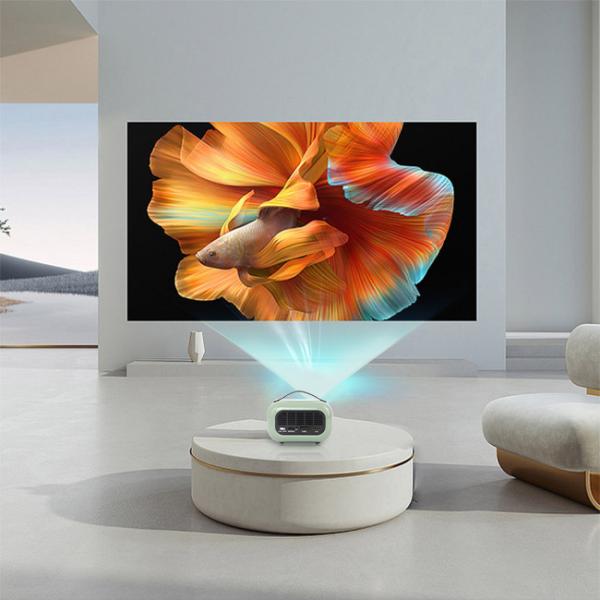 ROHS FCC Mini DLP Home Theater Projector 4K 3D With 1*1w Speaker