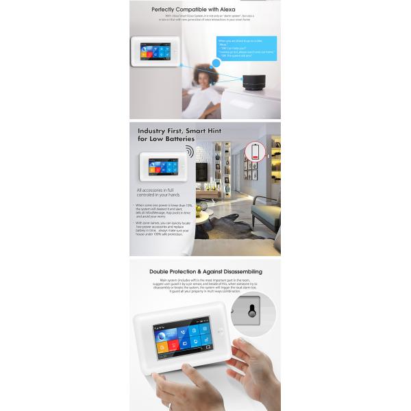 Homelife Security Wifi+gsm Touch Screen Smart Intelligent Alarm System To The Elderly Or Patients