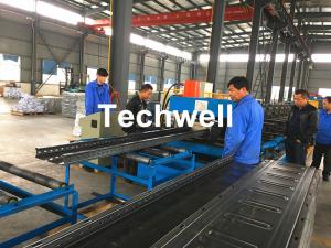 China CT-600 Ladder Type Perforated Cable Tray Roll Forming Machine, Cable Tray Production Line wholesale