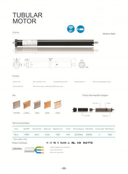 Glomarket Zigbee Smart Curtain Home Products Smart Life Tubular Motor Curtain For Roller Blind Or Wooden Venetian Blind