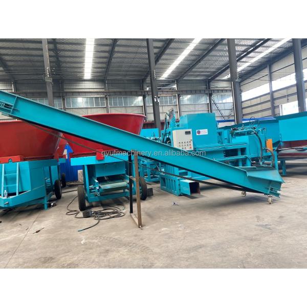 3400*2600*1600mm Silage Baler Wrapper Machine for Pressing Peanut Shells