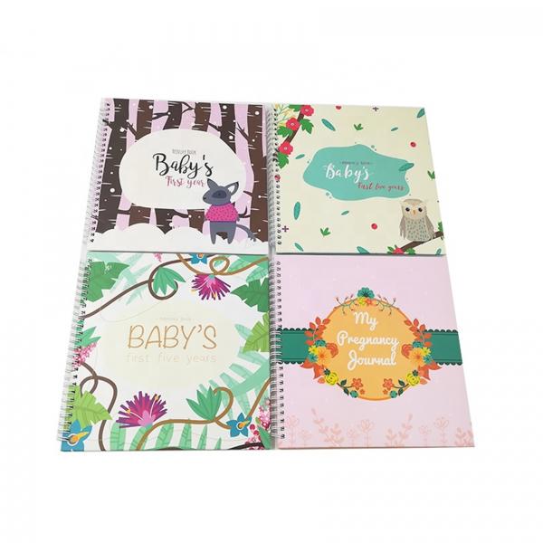 Custom Pregnancy Keepsake Book / Hardcover Spiral Binding Baby Memory Books