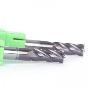 China Unequal Pitch HRC60 CNC Milling Cutter 4 Flute End Mill For Stainless Steel wholesale