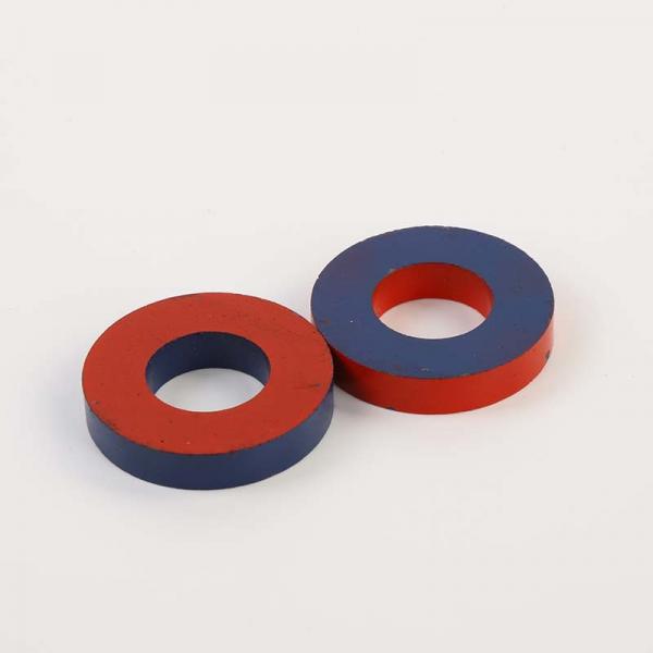 Quality Axial Dia30mm Ceramic Ring Magnet For Educational for sale