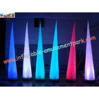 China Inflatable Lighting Decoration Cone with LED changing light use for party, club,event for sale