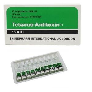 China Tetanus Antitoxin injection 10 Amps *1500 I.U. GMP Medicine BP/CP/USP Standrad wholesale