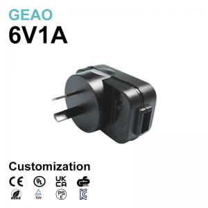 China 6W 6V 1A Mobile Phone USB Charger OEM / ODM Home Wall Charger on sale