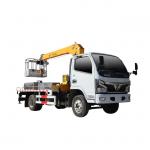 China Small Truck Mounted Crane 4x2 Utility Truck Body with Crane 4 Ton Mobile Truck Crane wholesale