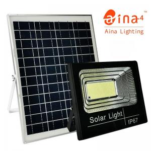 China High Brightness Solar Floodlight Led 208pcs Super Large Solar Panel Remote Control 100w wholesale