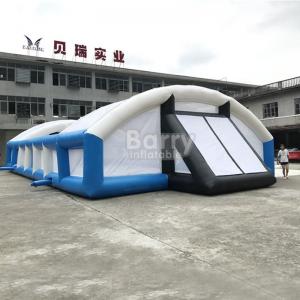 China Custom Made plato Water Inflatable Soap Soccer Field 90cm Tube Width wholesale